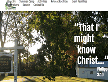 Tablet Screenshot of greenviewbiblecamp.org